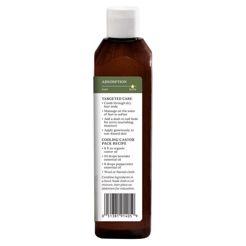 Certified Organic Castor Skin Care Oil, 16 Fl Oz
