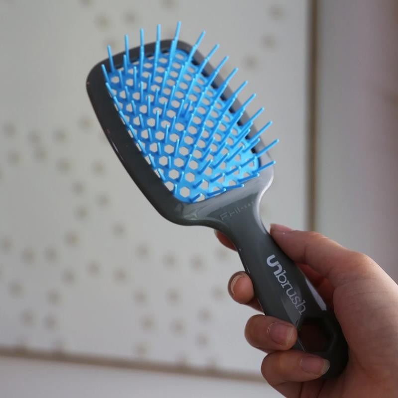 Detangling Brush, Pain-Free Brushing, All Wet or Dry Hair Types - Light Blue, 8I