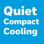13" Black Quietset Oscillating Table Fan, 10Ft Air Circulation Power, 4 Speed, A
