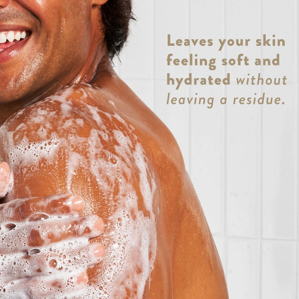 Native Body Wash, Sulfate Free, Sandalwood & Shea Butter, for Women and Men, 18 Oz