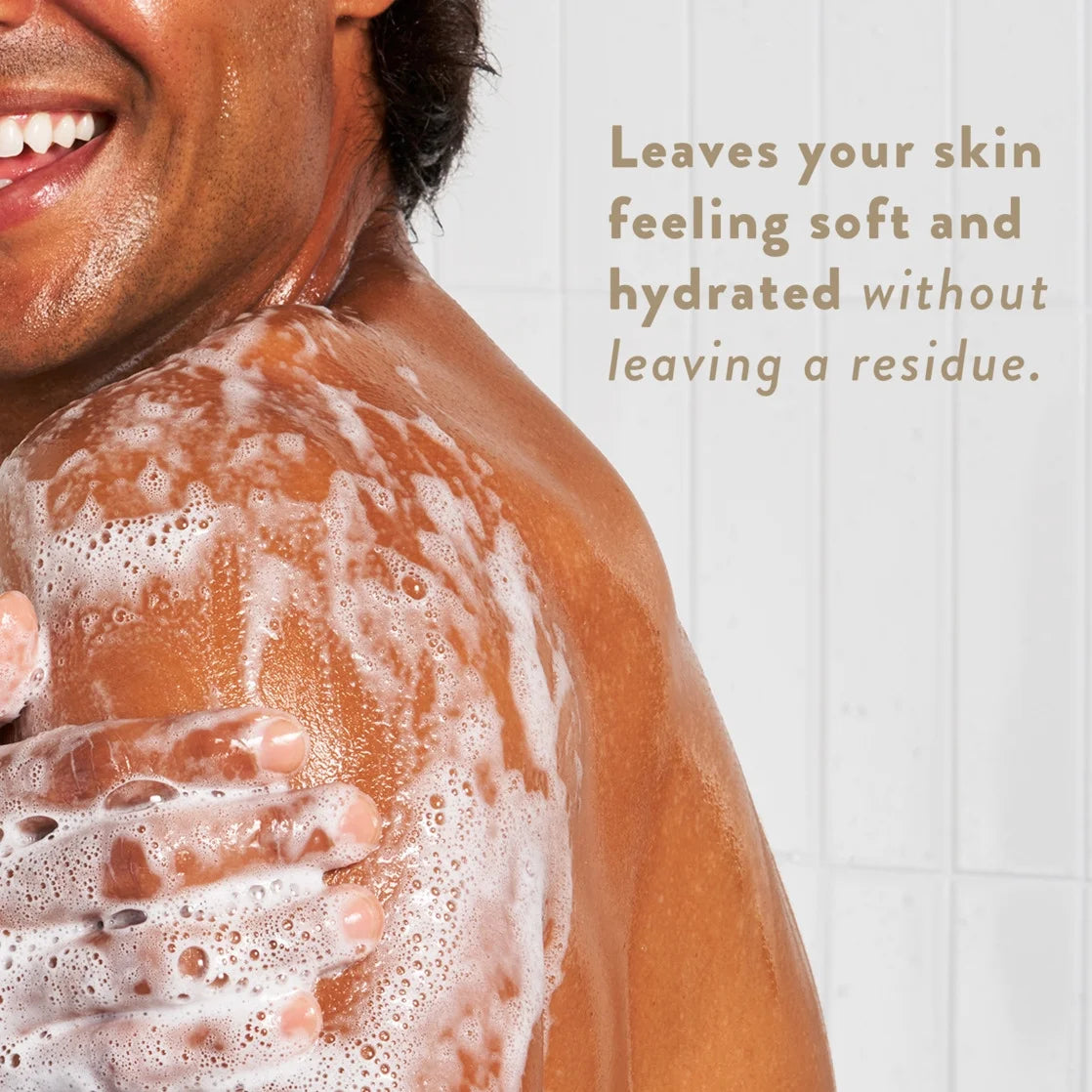 Native Body Wash, Sulfate Free, Sandalwood & Shea Butter, for Women and Men, 18 Oz