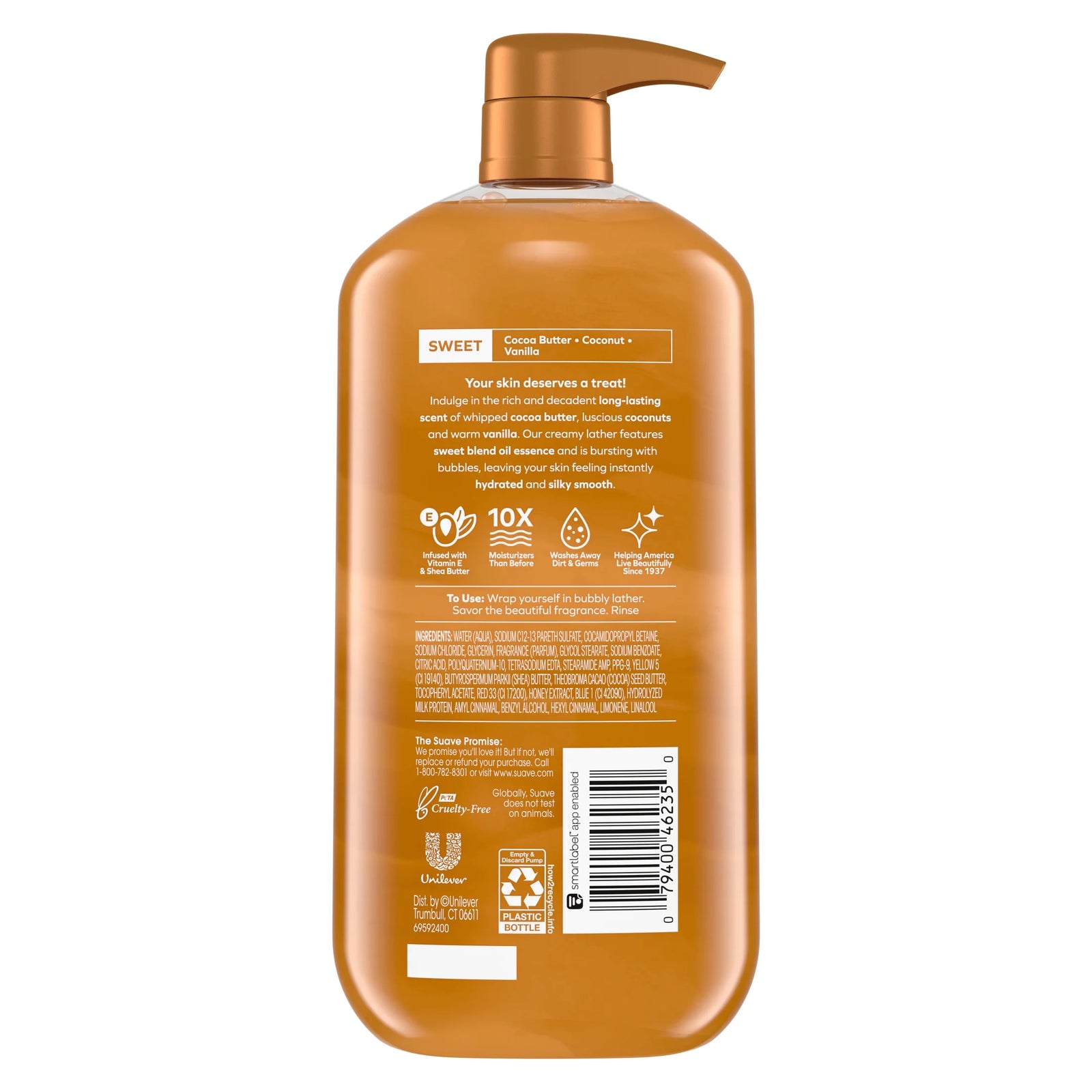 Essentials Gentle Body Wash, Cocoa Butter & Shea, 30 Oz