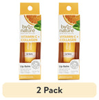 (2 Pack) by Nature from New Zealand Vitamin C & Collagen Lip Balm, Rejuvenate & Smooth Lips, 1 Each