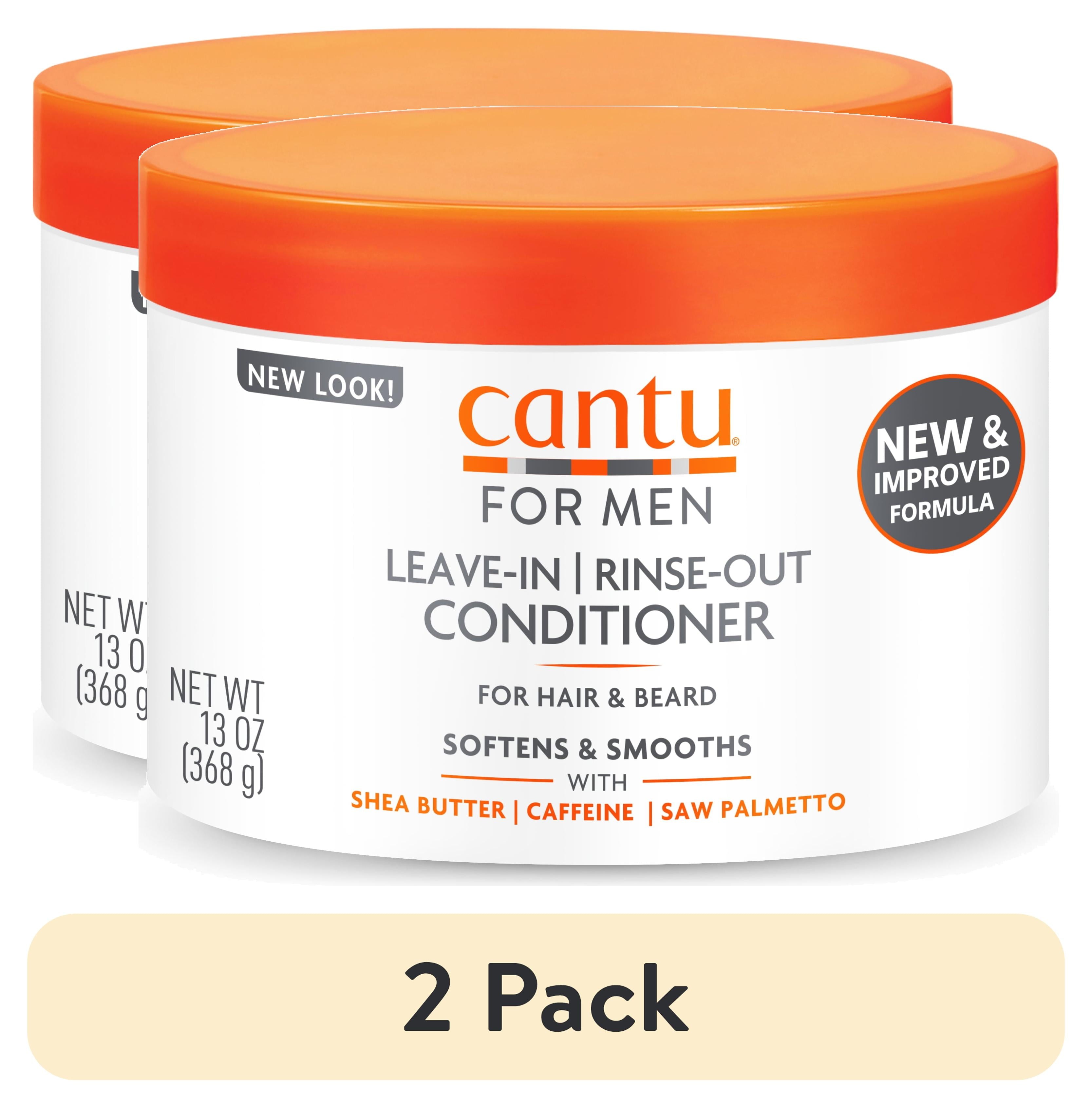 (2 Pack)  for Men Leave-In or Rinse-Out Conditioner for Hair & Beard, 13 Oz