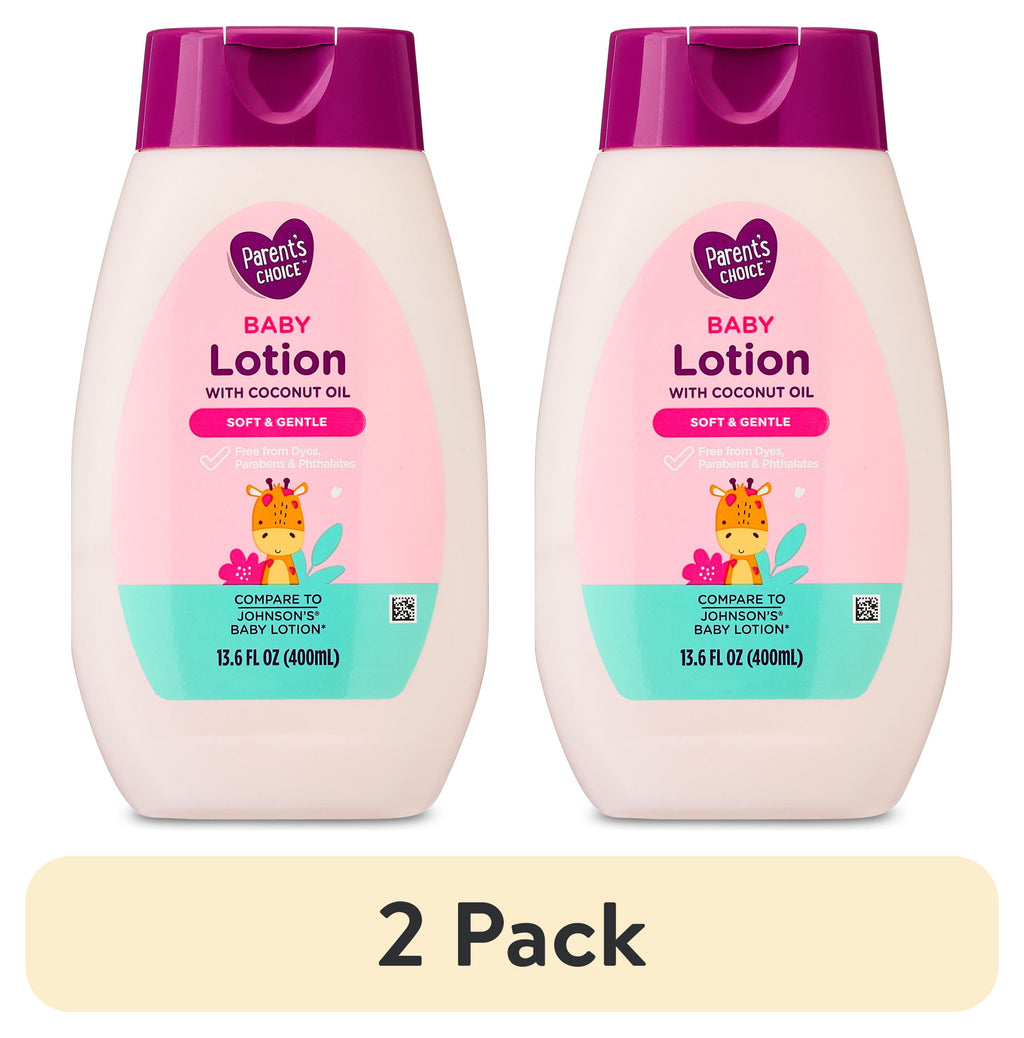 (2 Pack) Parent'S Choice Baby Lotion with Coconut Oil, 13.6 Fl Oz