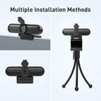 2K/1080P Webcam with 2 Microphones for Laptop Conference Streaming PC USB Web Ca