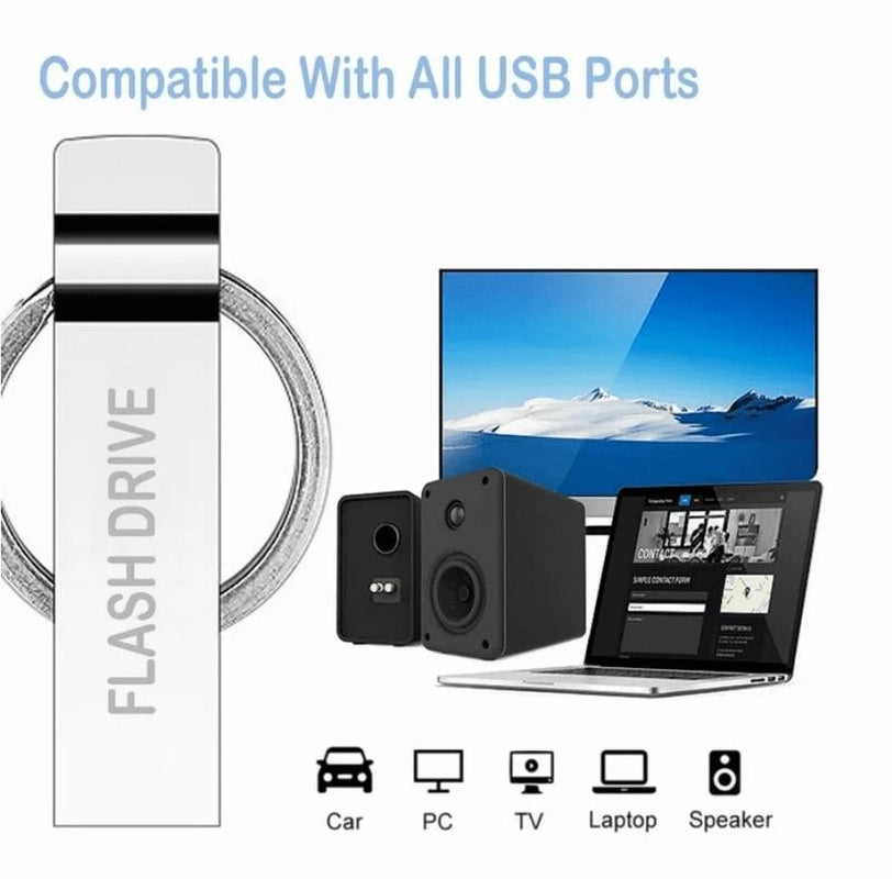 1TB USB Memory Stick USB Stick Waterproof Metal USB Flash Drive Portable Memory