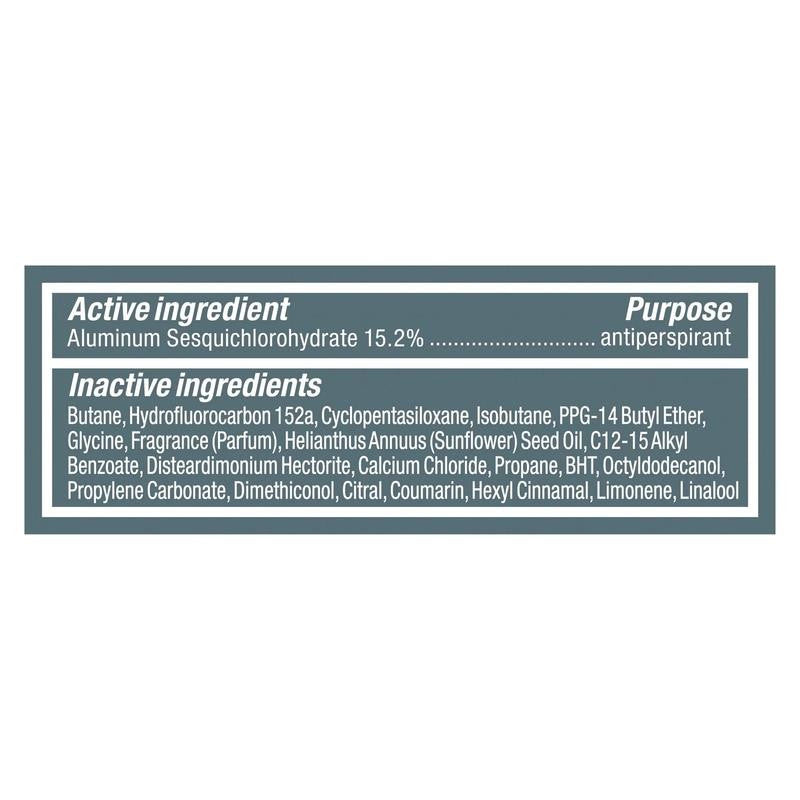 Dry Spray Antiperspirant Deodorant for Men Cedarwood + Tonka, 3.8 Oz