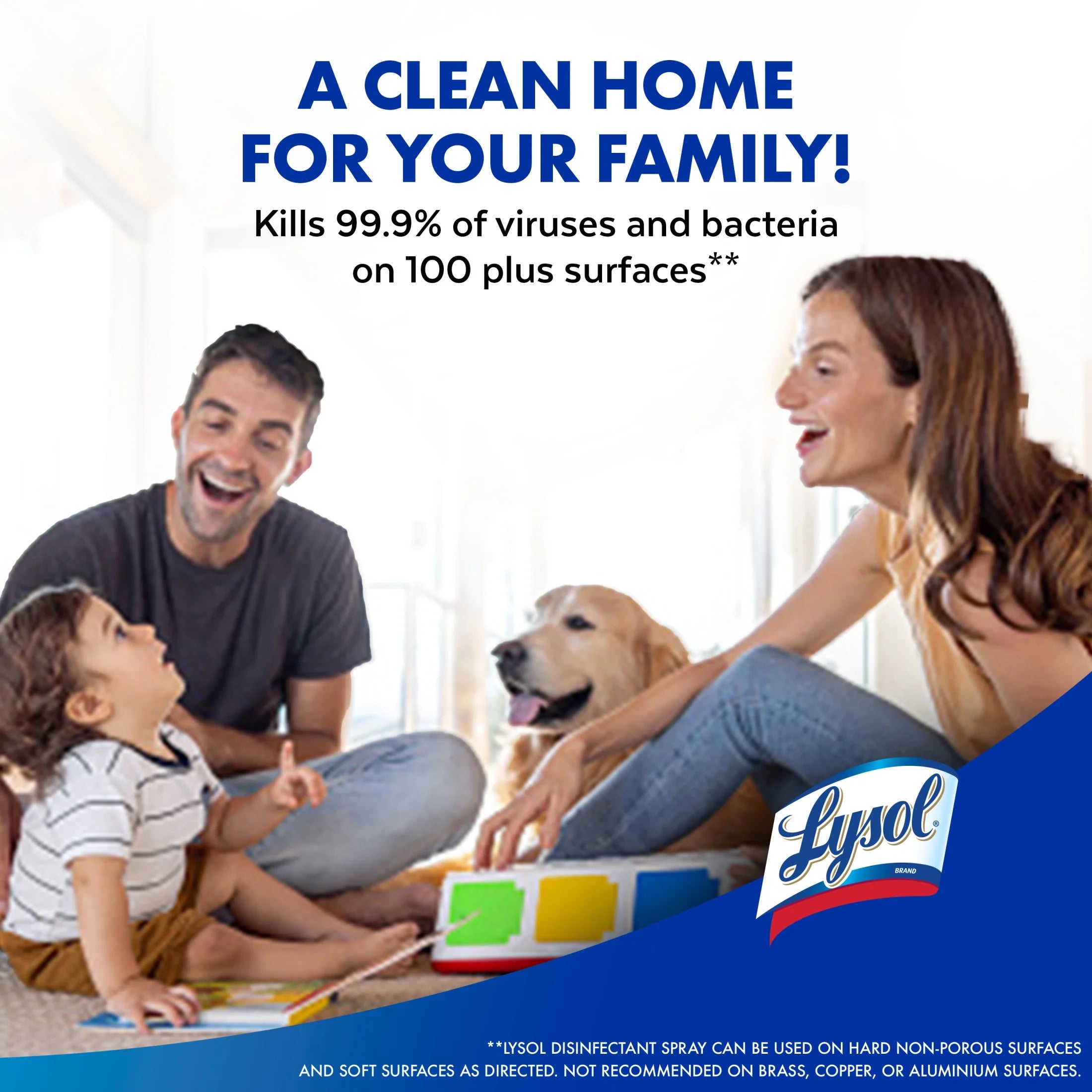 Lysol Disinfectant Spray, Sanitizing and Antibacterial Spray, Crisp Linen Scent, 19 Fl Oz, 2 Pack