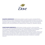 Dove Coconut & Hydration Shampoo & Conditioner Set, 12 Oz 2 Count