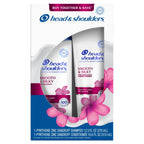 Head and Shoulders Dandruff Shampoo and Conditioner Dual Pack, Smooth & Silky, 12.5Oz & 10.9Oz