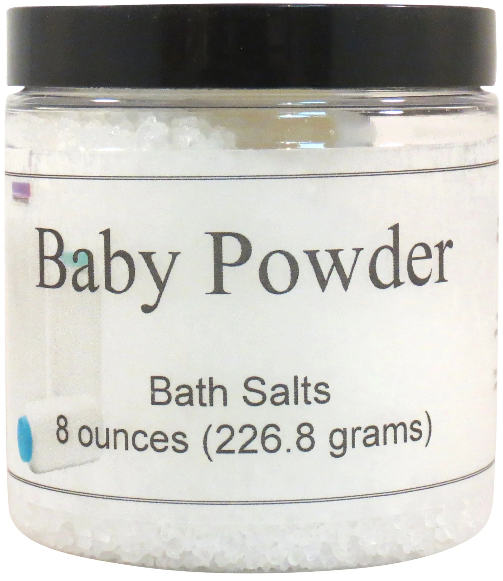 Baby Powder Bath Salts by Eclectic Lady, 8 Ounces