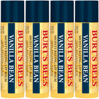 Burts Bees Vanilla Bean Lip Balm, 4-Pack, 0.15 Oz.