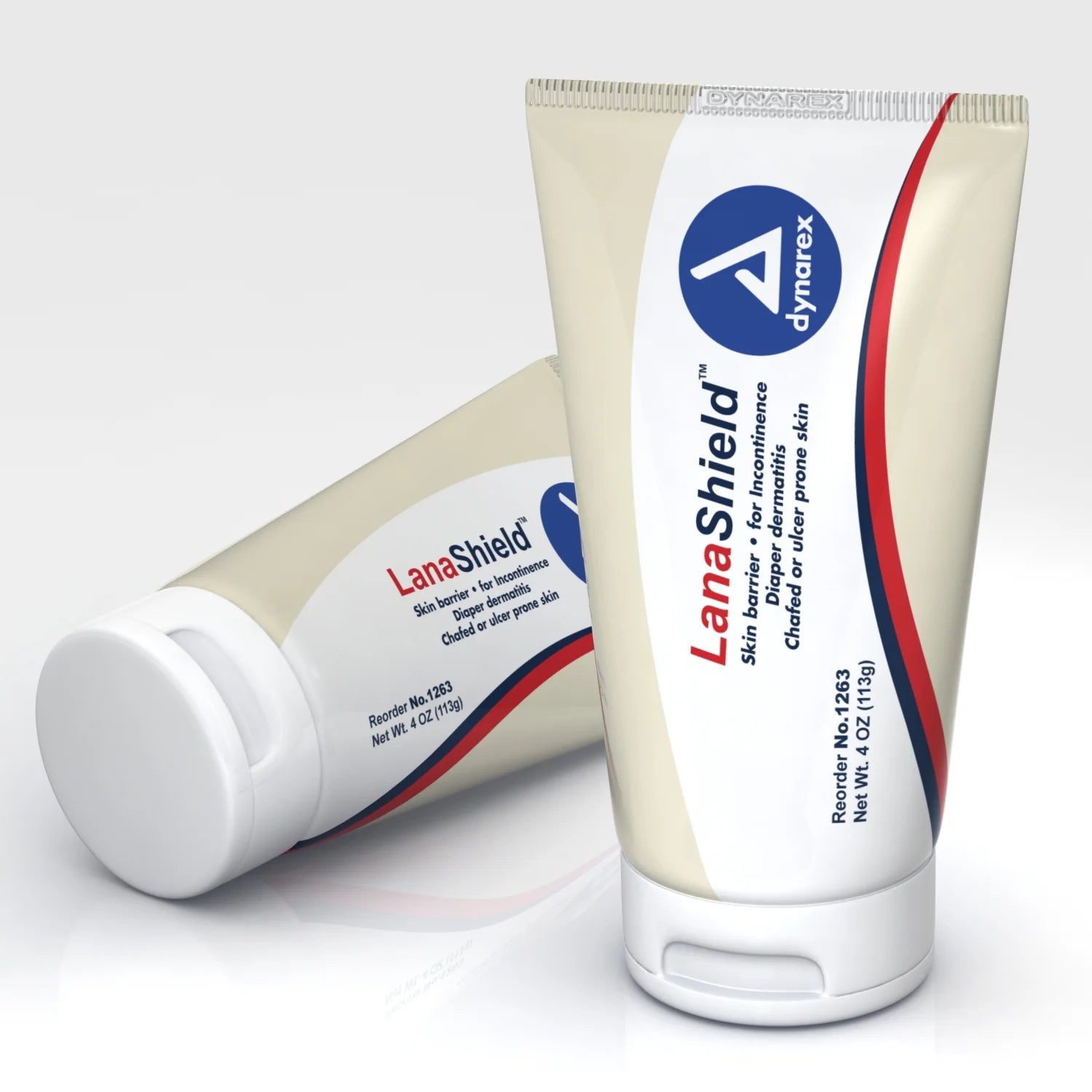 Dynarex Lanashield Skin Protectant Cream Scented Diaper Rash Cream, 4 Oz, 1 Count