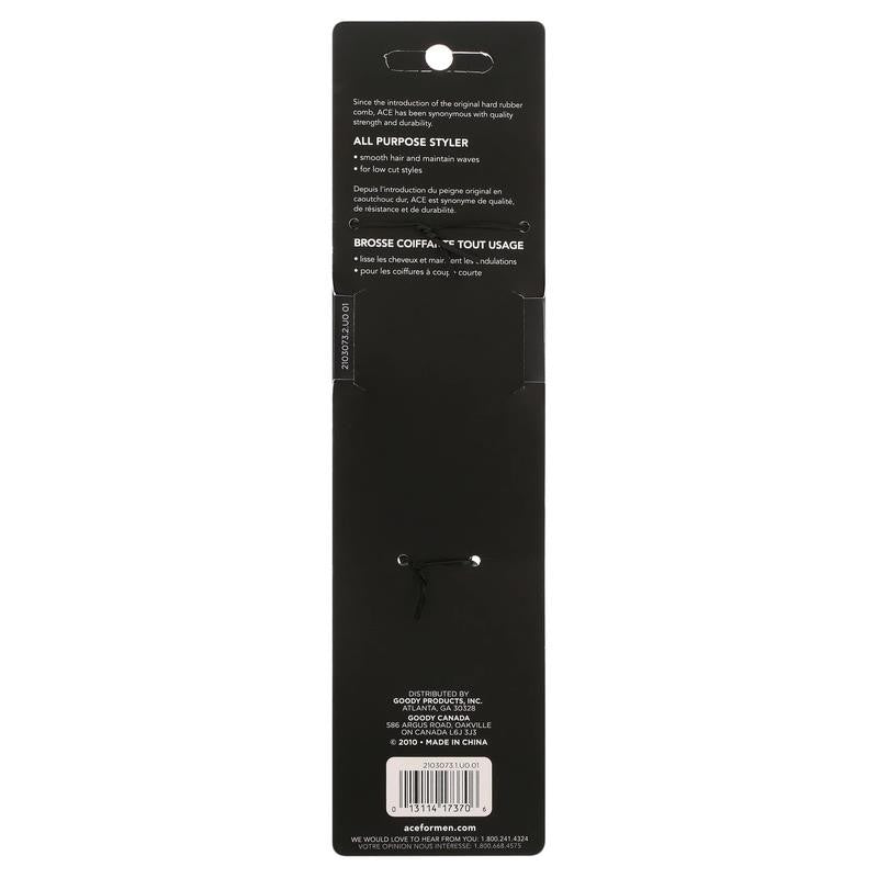 Ace Wood Natural Boar Bristles Styler Everyday Brush