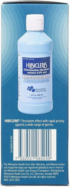 Antibacterial Antimicrobial Skin Cleanser | 8 Fl Oz Wound Cleanser | 4% CHG Soap