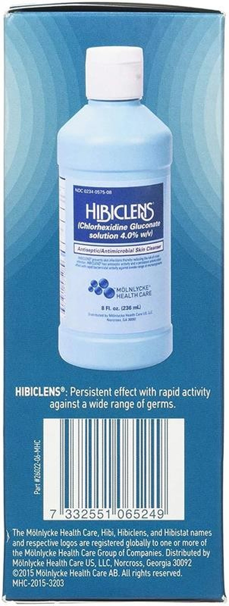 Antibacterial Antimicrobial Skin Cleanser | 8 Fl Oz Wound Cleanser | 4% CHG Soap