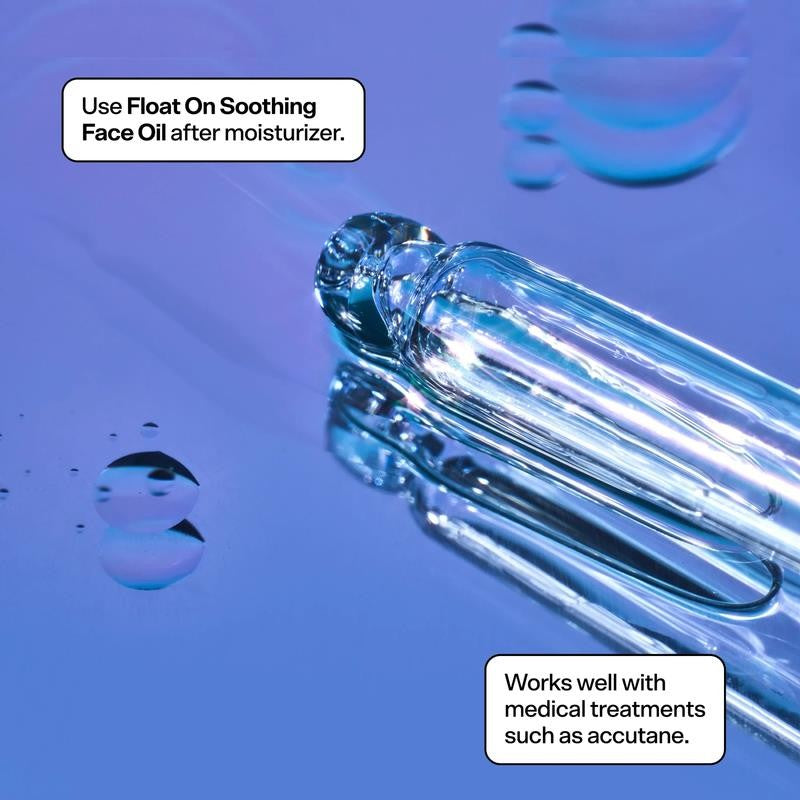 Float on Soothing Facial Oil Serum, for All Skin Types, Everyday Care,1 Fl Oz /