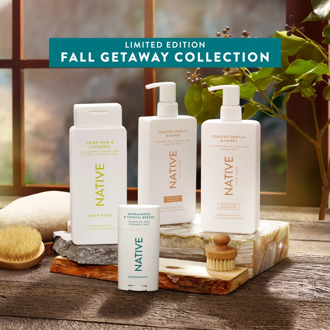 Native Limited Edition Sandalwood & Coastal Breeze 2-In-1 Shampoo & Conditioner 16.5 Oz