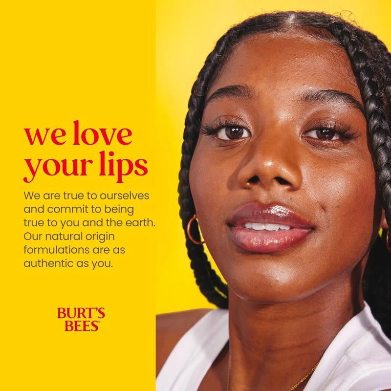 100% Natural Origin Moisturizing Lip Balm with Beeswax, Variety Pack, 4 Tubes