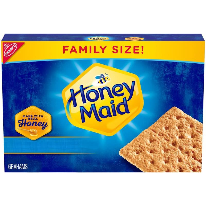 Graham Crackers, Lunch Snacks, Family Size, 25.6 Oz