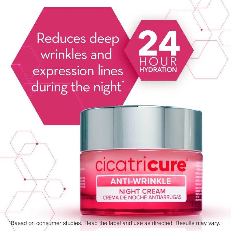 Anti-Wrinkle Night Cream for Face, Anti-Aging Moisturizer with Hydrating Formula