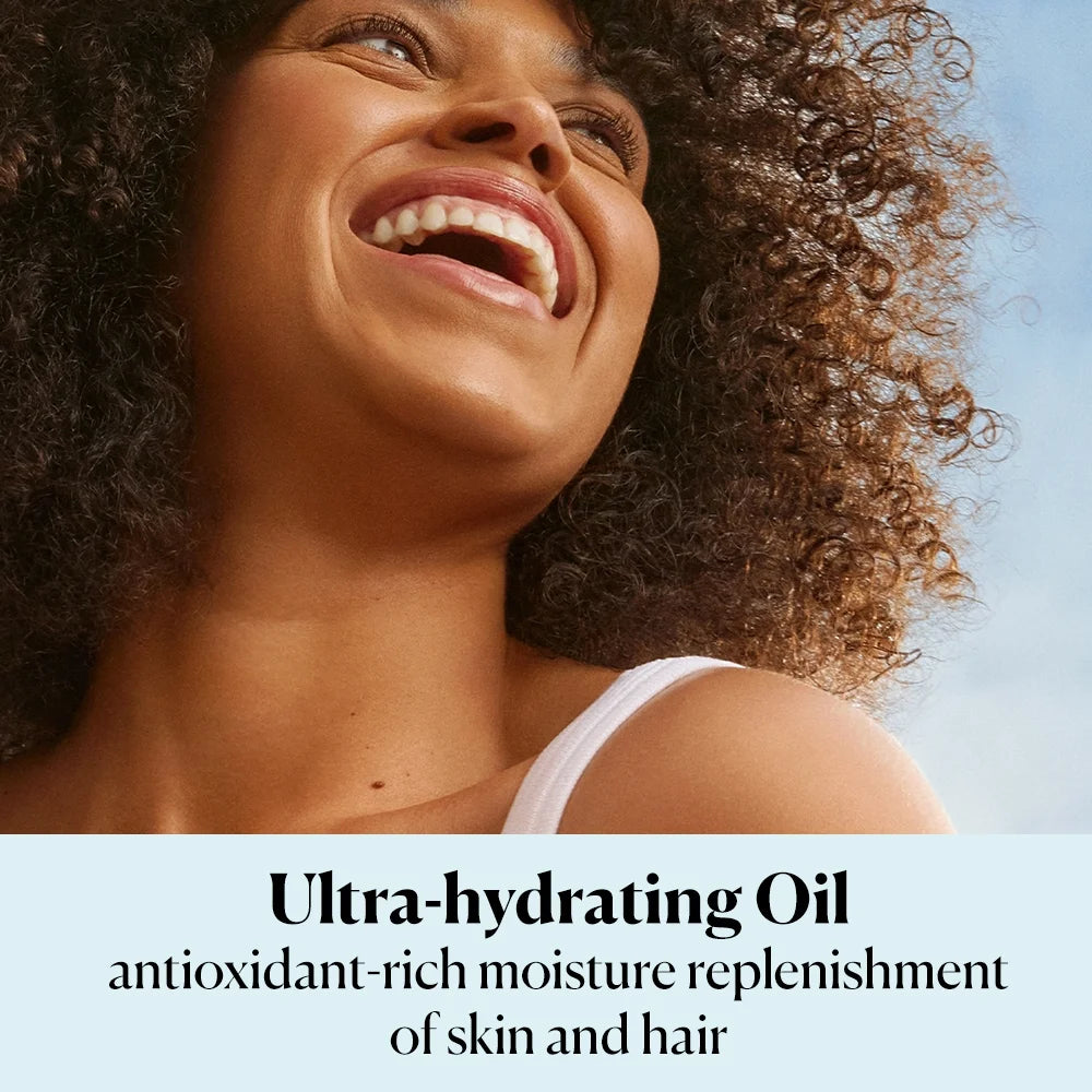 Sky Organics Organic Coconut Oil & Vitamin E Ultra-Hydrating Oil for Hair + Skin, 16.9 Fl Oz