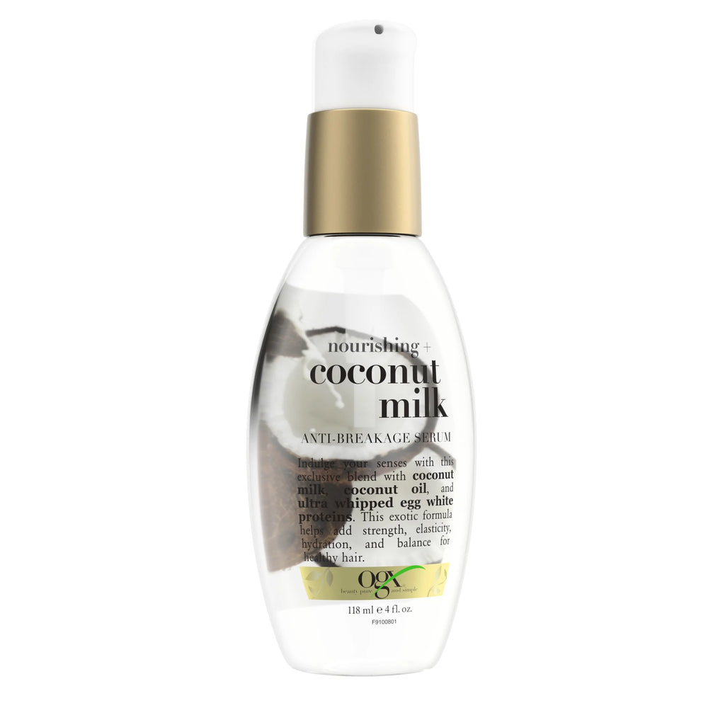 Coconut Milk Moisturizing Strength & Shine, Leave-In Treatment Hair Serum, 4 Fl