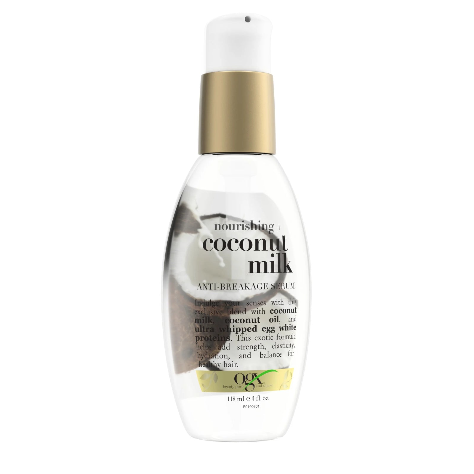 Coconut Milk Moisturizing Strength & Shine, Leave-In Treatment Hair Serum, 4 Fl