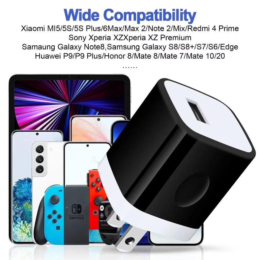 Charger Block,Usb Wall Charger Adapter with Coiled Type C Cable 6Ft,Ailkin 5V/1A Wall Charger Block Fast Charging Station Power Base Charger Block Plug Brick Usb Wall Charger