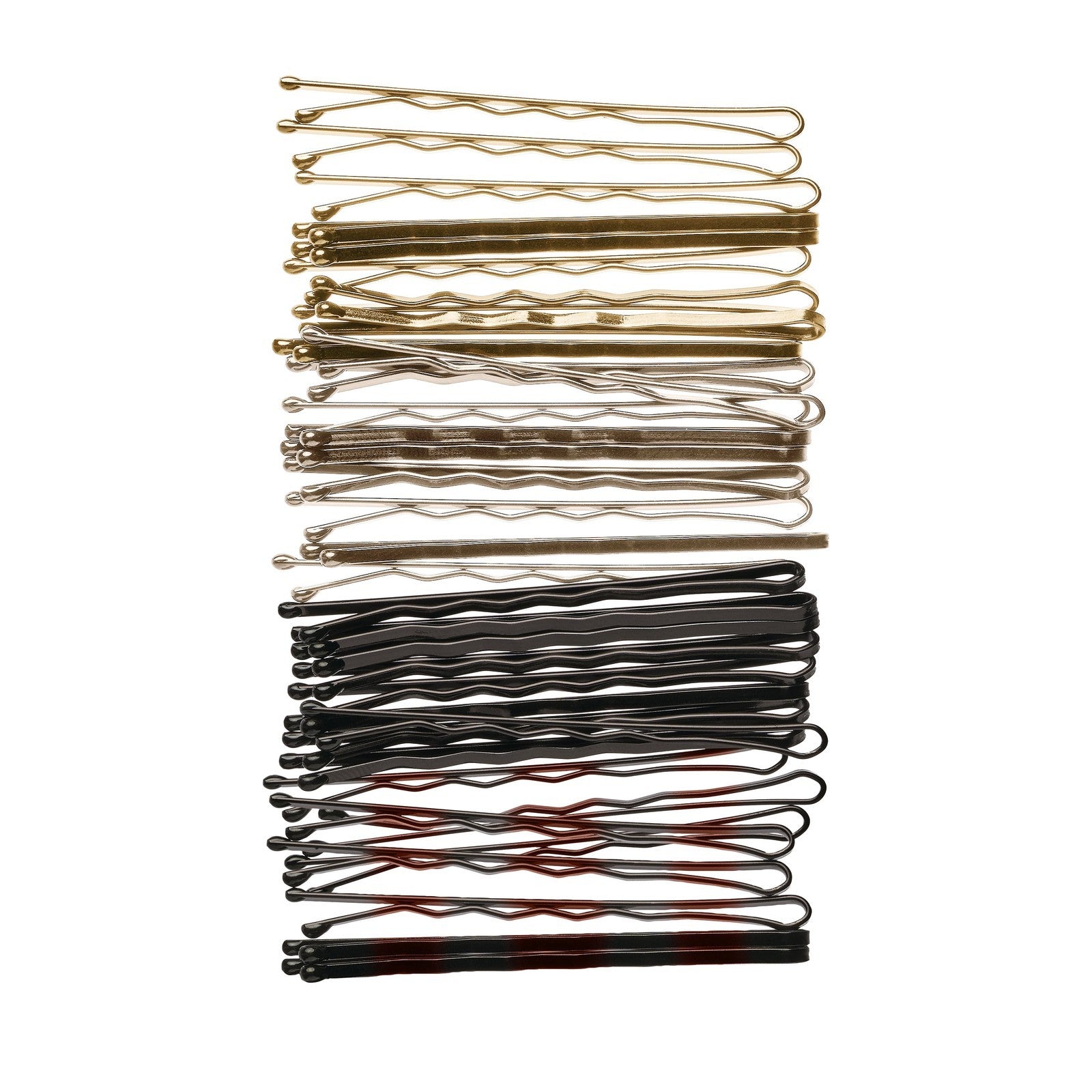 Bobby Pins, Slide Proof Grip, Secure Hold Hair Pins, for All Ages, Black, 90 Ct