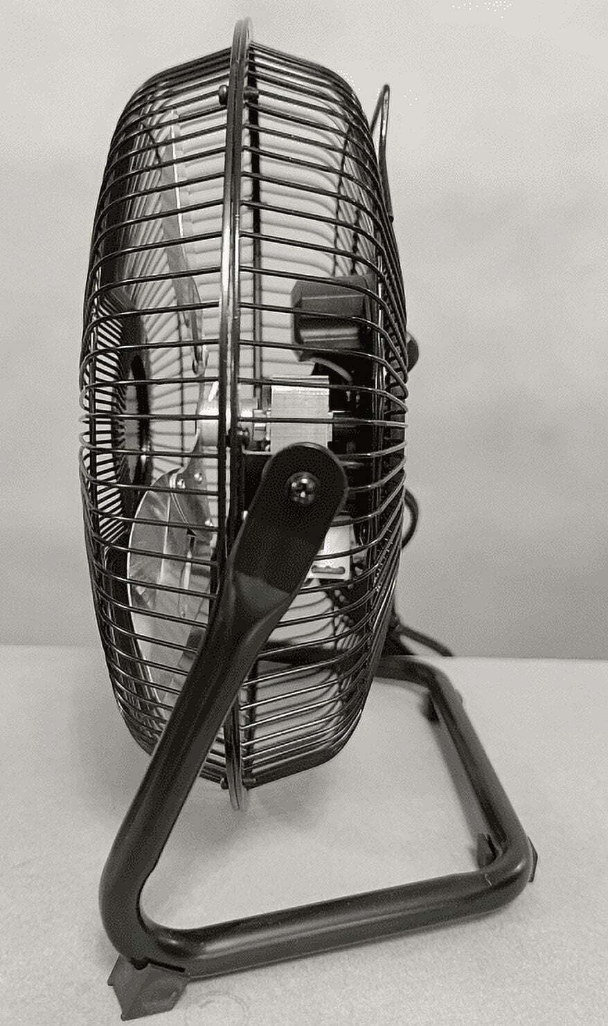 9" 3-Speed High Velocity Wall Mountable Black New Floor Fan