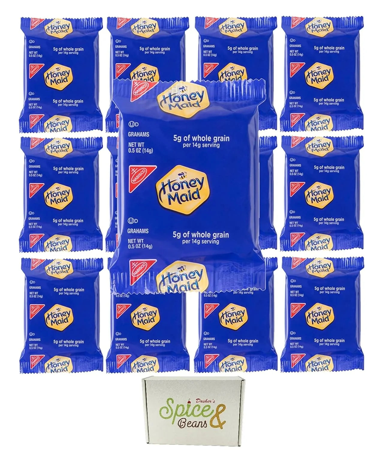 Graham Crackers, Portion Packaged in Twin Packs (40/2Packs, 80 Crackers Total),