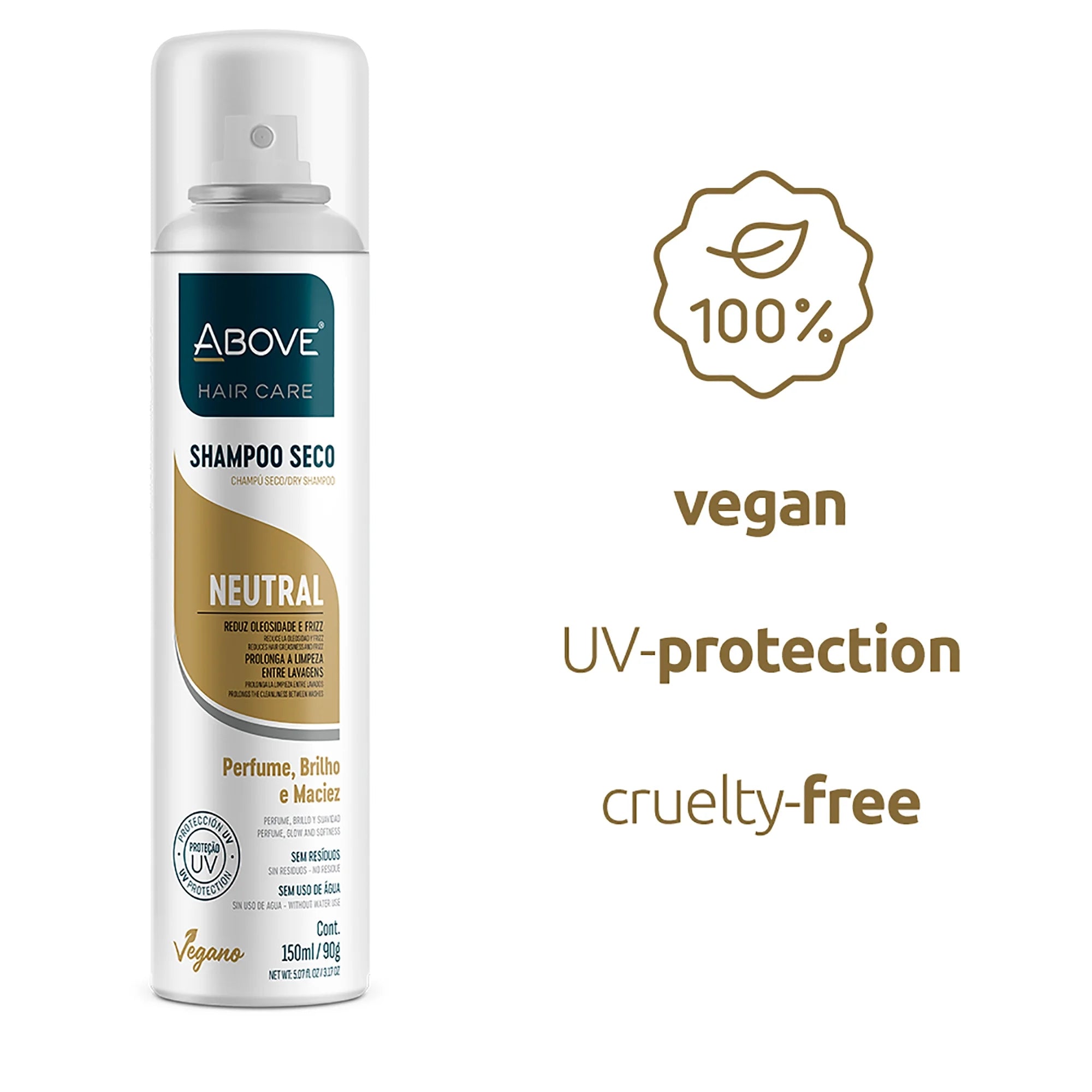 Above Dry Shampoo, Dry Shampoo Spray, Vegan Dry Shampoo, Neutral, 3.17 Oz