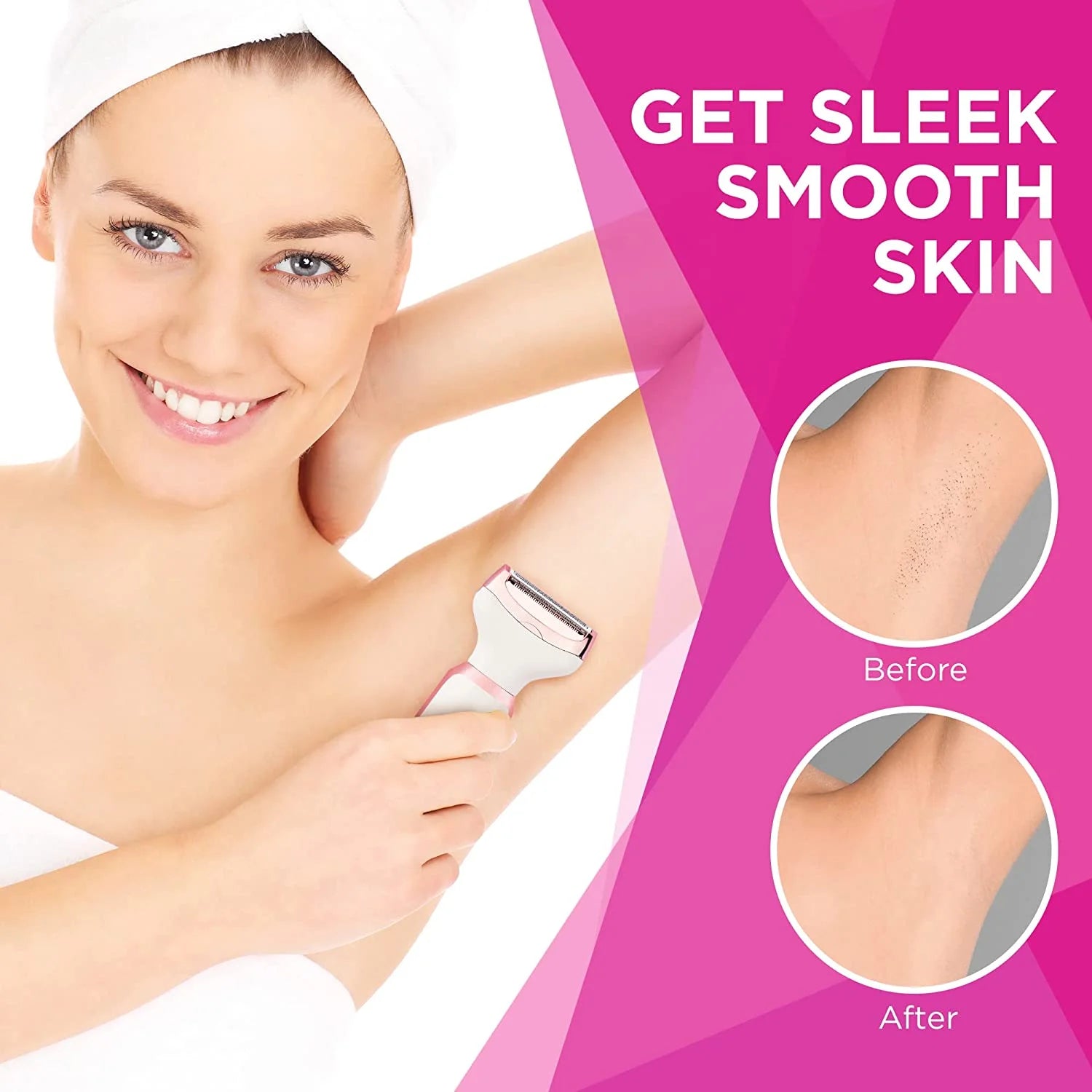 Electric Razor for Women Electric Shaver, Trimmer for Women 4 in 1 Hair Trimmer,