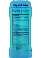 Antiperspirant Deodorant for Women Shower Clean, 2.6 Oz 2 Count