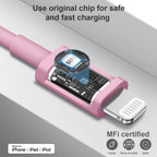 Iphone 14 11 12 13 Fast Charger-20W PD USB C Wall Charger with 6FT Fast Charging Cable Compatible for Iphone 14/13/12/11/Pro/Pro Max/Mini/Xs Max/Xr/X-Pink