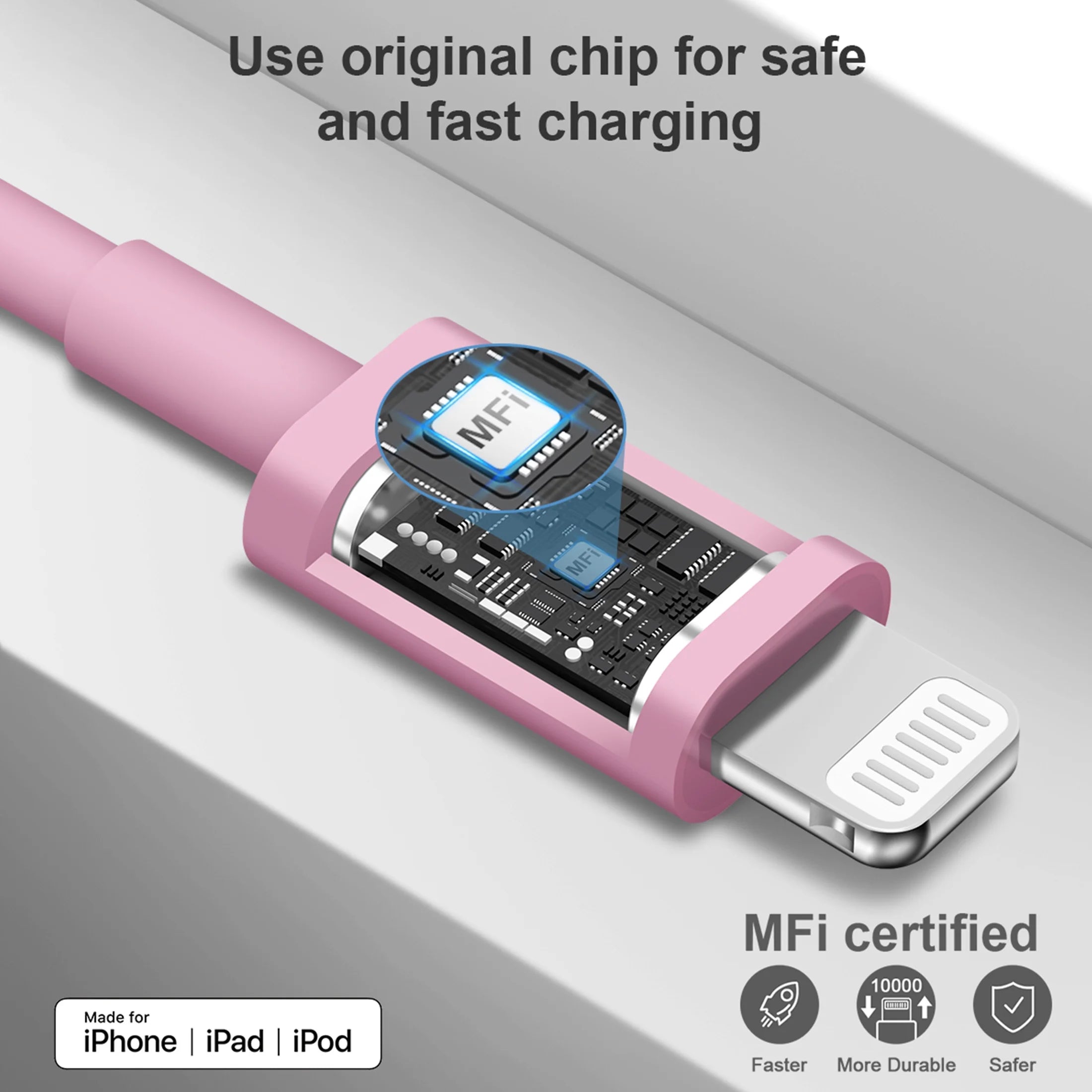 Iphone 14 11 12 13 Fast Charger-20W PD USB C Wall Charger with 6FT Fast Charging Cable Compatible for Iphone 14/13/12/11/Pro/Pro Max/Mini/Xs Max/Xr/X-Pink