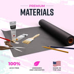 Black Kraft Paper Roll - 18 Inch X 100 Feet - USA Made - Wrapping Paper for Pack