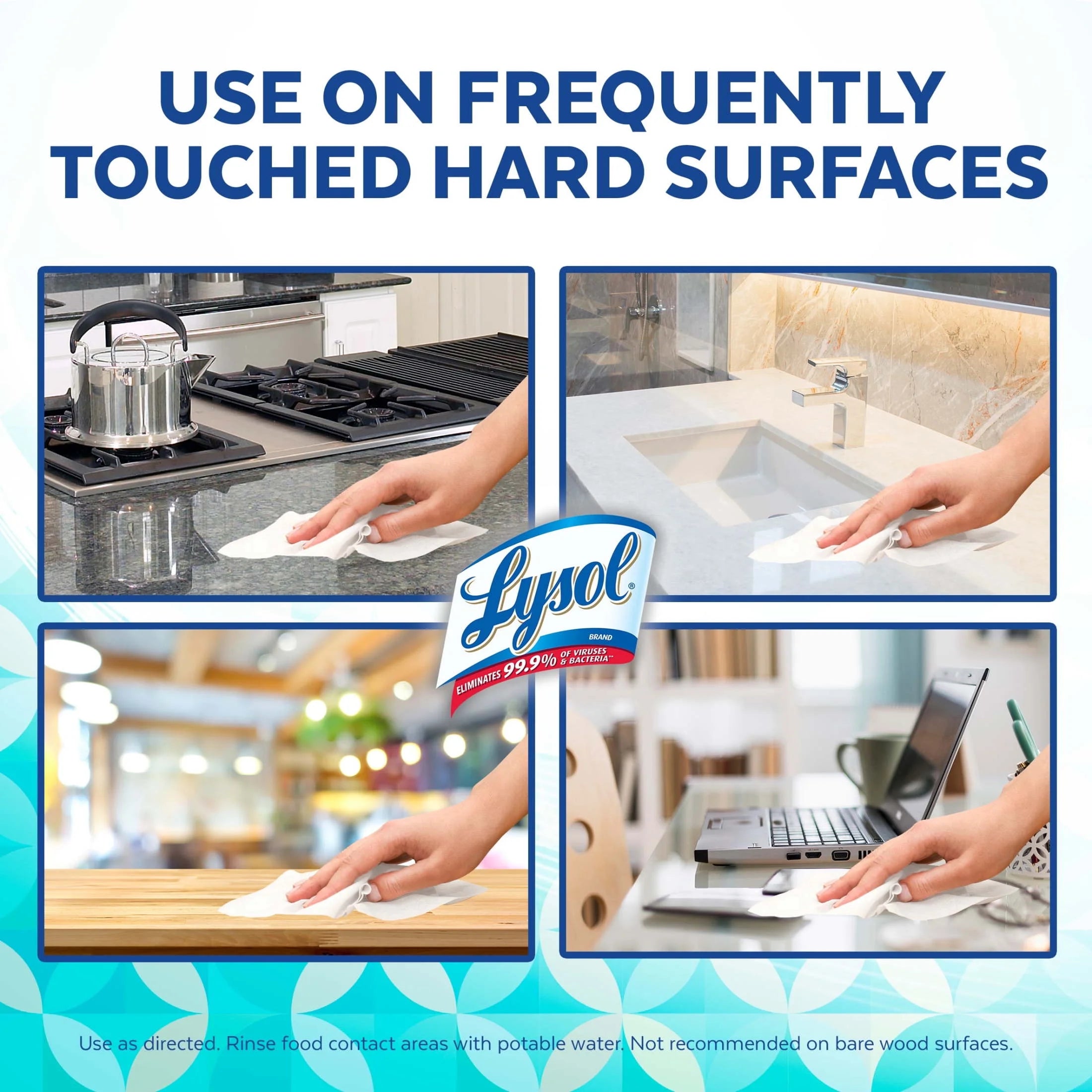 Lysol® Disinfectant Wipes, Multi-Surface Antibacterial Cleaning Wipes, for Disinfecting and Cleaning, Coconut & Sea Minerals, 80 Count
