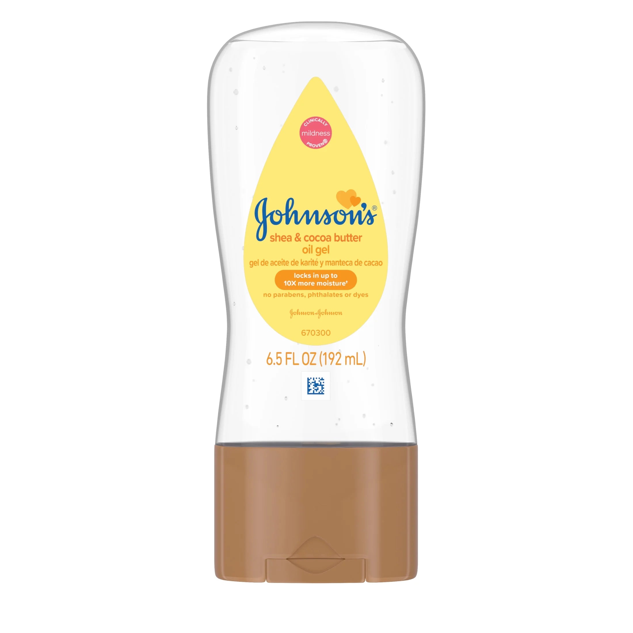 Johnson'S Baby Body Moisturizing Oil Gel with Shea & Cocoa Butter, Nourishes, 6.5 Fl Oz