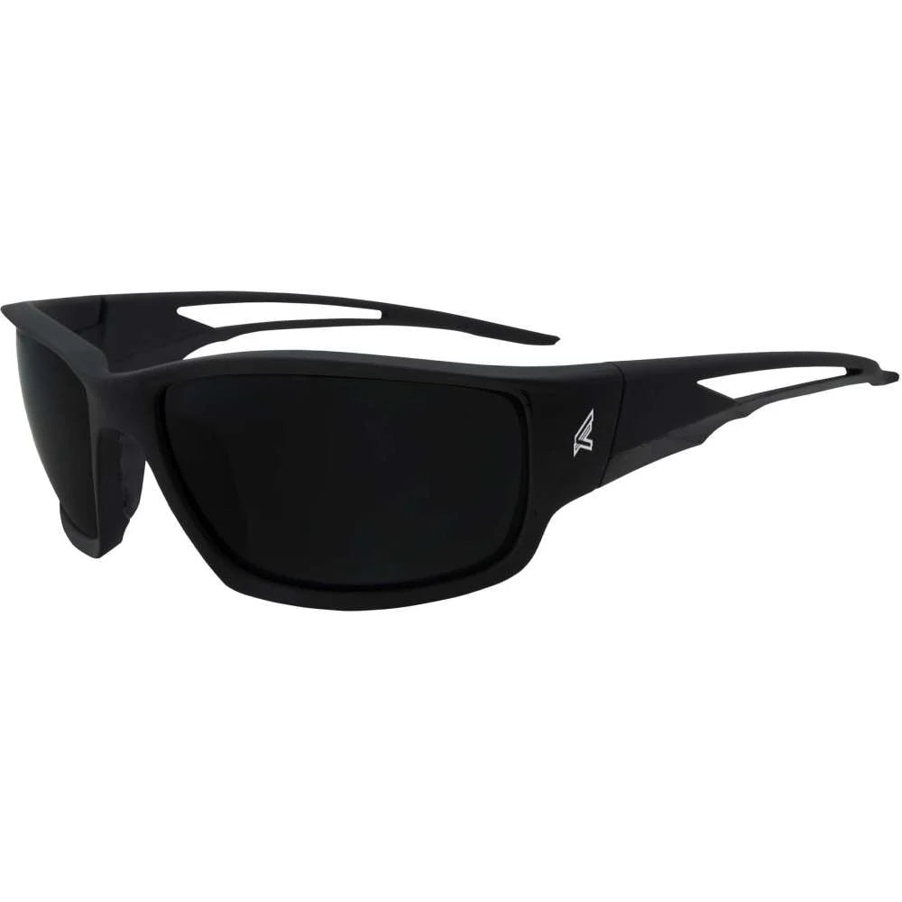 Edge Eyewear Safety Glasses,Smoke Lens Color,Black SK136