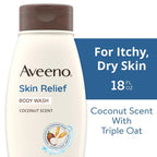 Skin Relief Body Wash + Coconut Scent, Dry Skin, 18 Fl. Oz