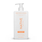 Native Moisturizing Shampoo, Sweet Peach & Nectar, Sulfate & Paraben Free, 16.5 Oz