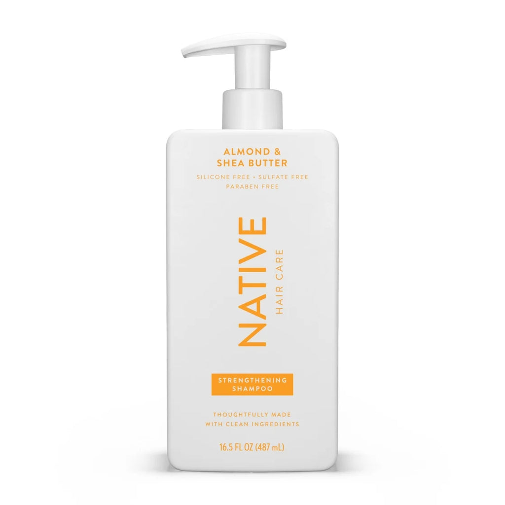 Native Strengthening Shampoo, Almond & Shea Butter, Sulfate & Paraben Free, 16.5 Oz