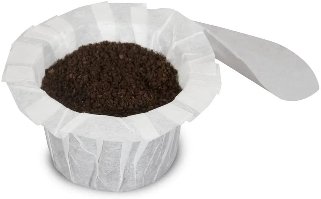 Ez-Cup Disposable Paper Filters with Patented Lid Design for Reusable Coffee Pod