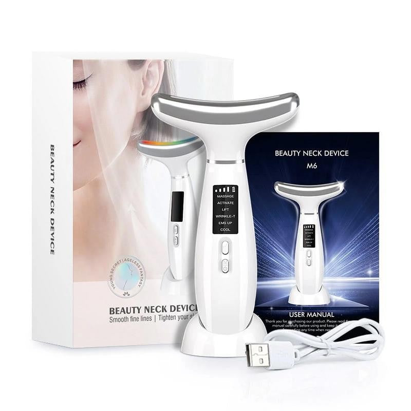 Facial and Neck Beauty Device, Skin Care Face Massager, Multifunctiona