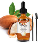 Argan Oil for Hair, Face & Skin from Morocco, Deep Hydration, Nourishes & Smoothes, 100% Pure & Natural, Cold Pressed, Cruelty Free, 2.02 Fl Oz