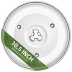 10.5" Microwave Turntable Compatible with Emerson 252100500497, 10 1/2 Inch Repl