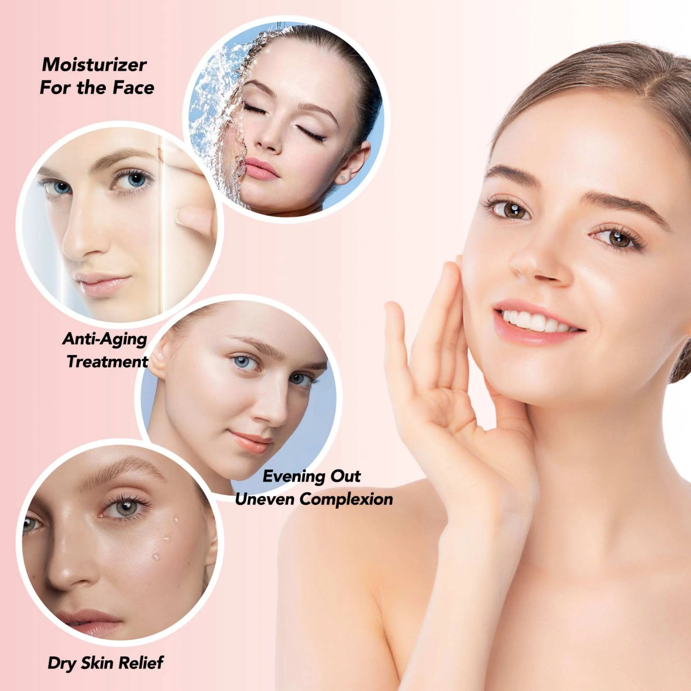 Aliver Rose & Vitamin E Oil for Face, 100% Pure and Natural , for Skin Moisturizing, Anti-Aging, Reduce Pigmentation, 2.02 Fl Oz